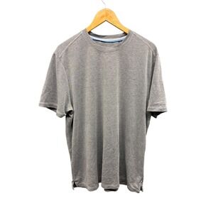 Tommy Bahama T Shirt Men's XL Gray Short Sleeve Crew Neck‎ Casual Lyocell Blend
